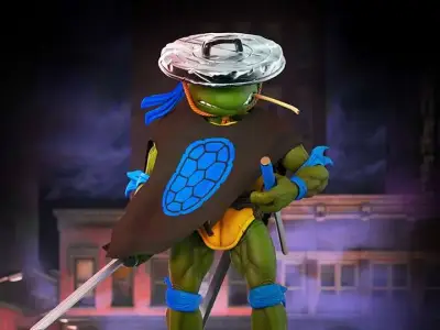 Figurine tmnt ultimates! w11 ninja nomad leonardo